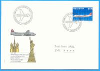 Swissair Sonderbrief: 25 Jahre GE-NY , 1947-1972